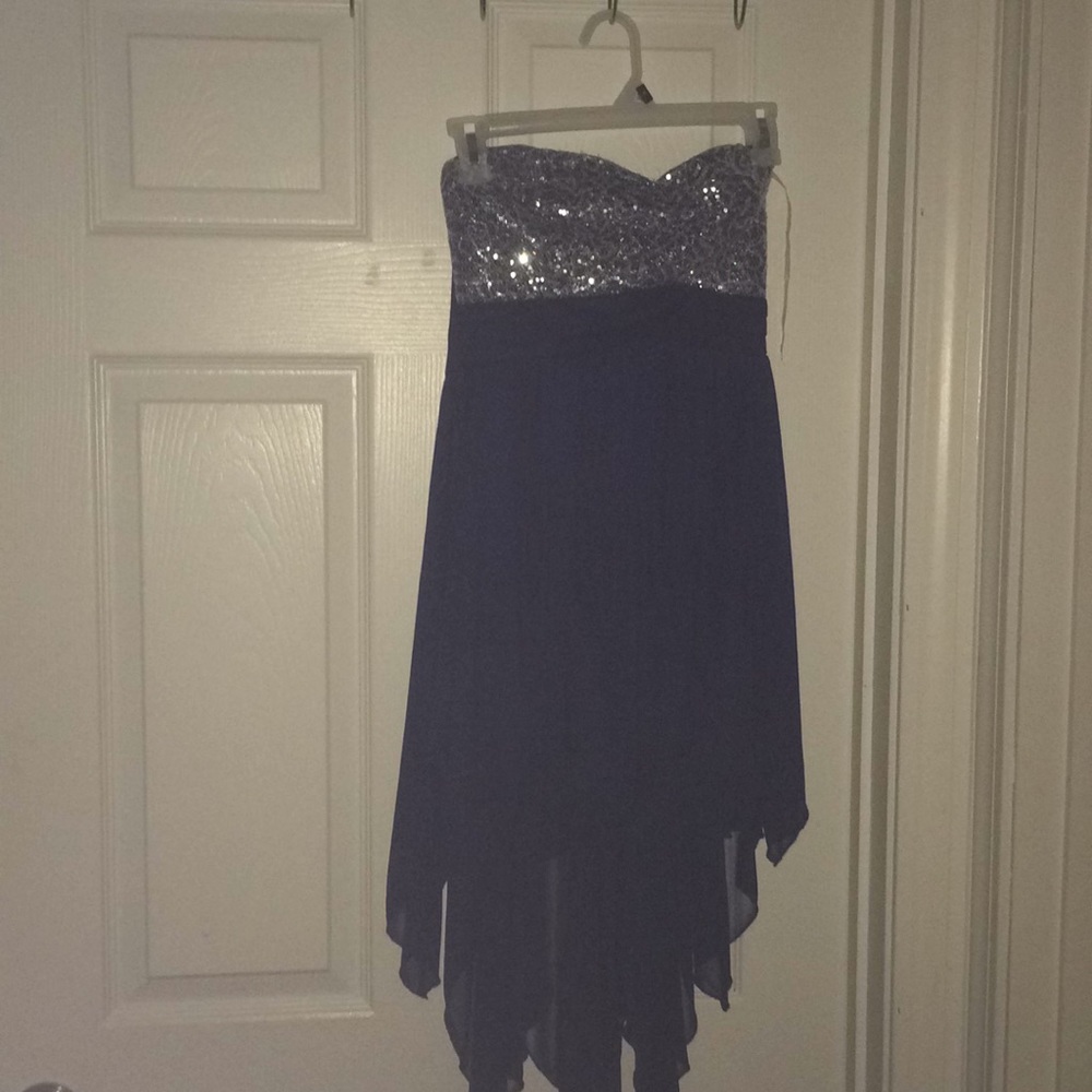 Dark blue dress